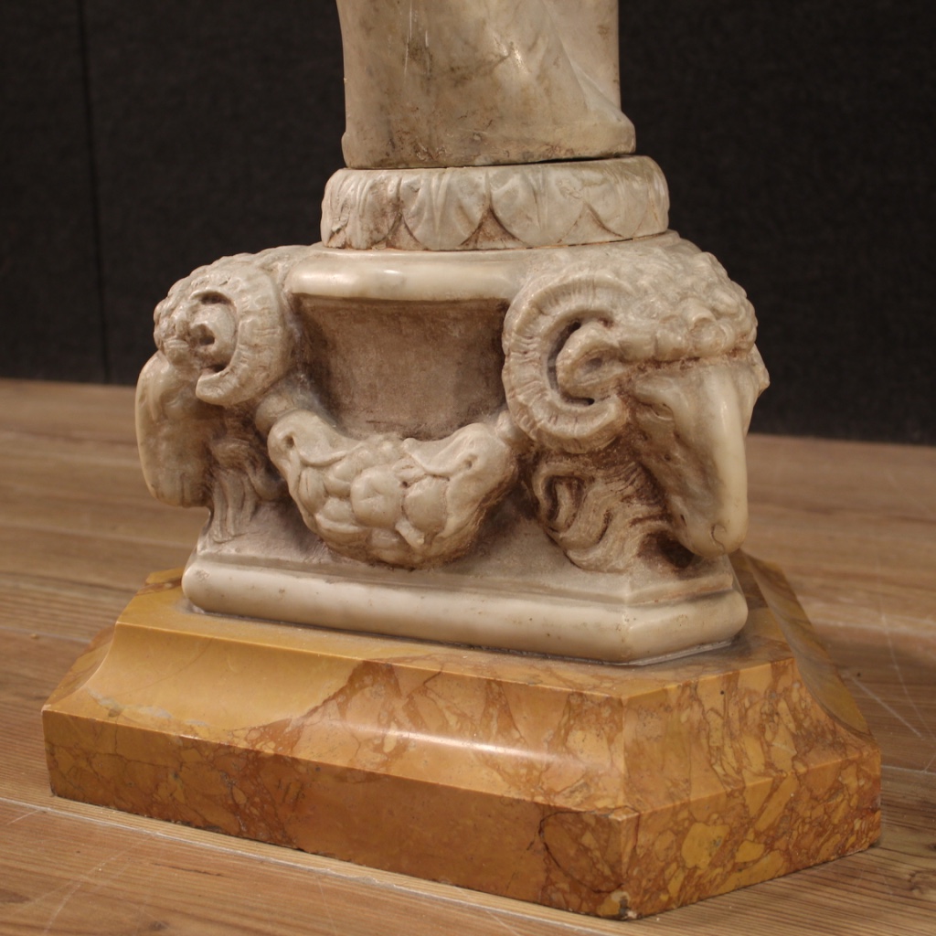 Vase chinesische Möbel Objekt aus bemalt vergoldet Keramik antik Stil